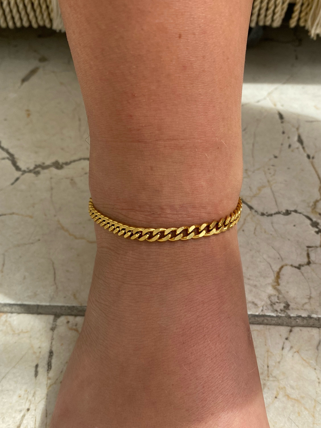 Lavish Cuban Anklet