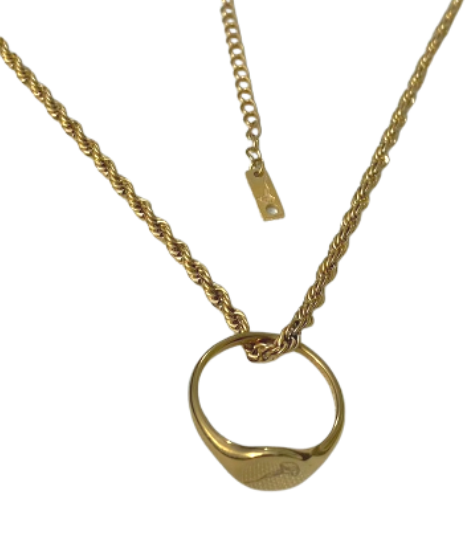 Marcy Rope Chain & Arum Signet Bundle